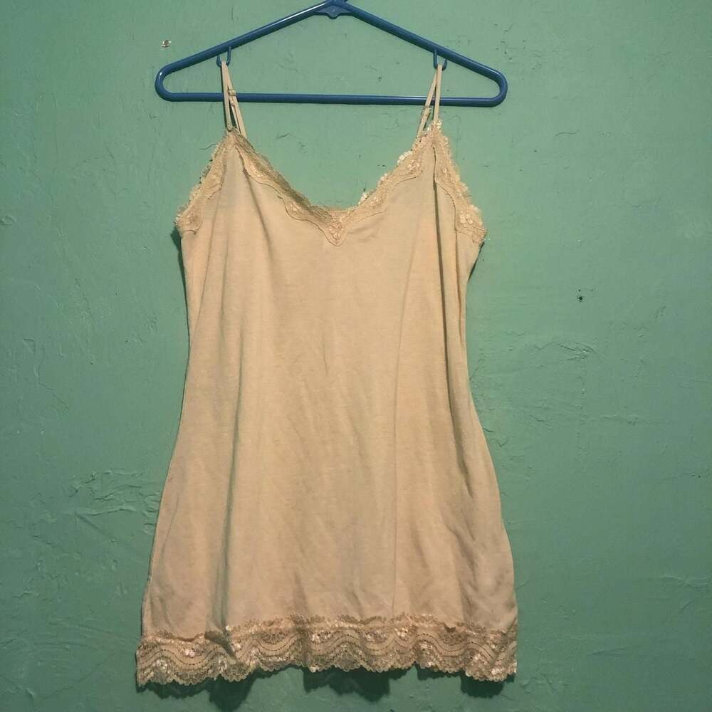 Blu Heaven Lace Trim Adjustable Strap Camisole